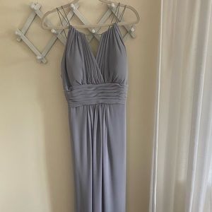 Belsoie Bridesmaid Dress, Gray, Size 12